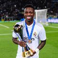 Vinicius Junior și colegii de la Real Madrid, câștigătorii Mondialului Cluburilor în 2022 Foto: Imago
