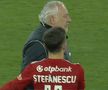 Andrea Mandorlini l-a bruscat pe Marius Ștefănescu, după Sepsi - CFR Cluj / FOTO: Captură TV @Digi Sport 1