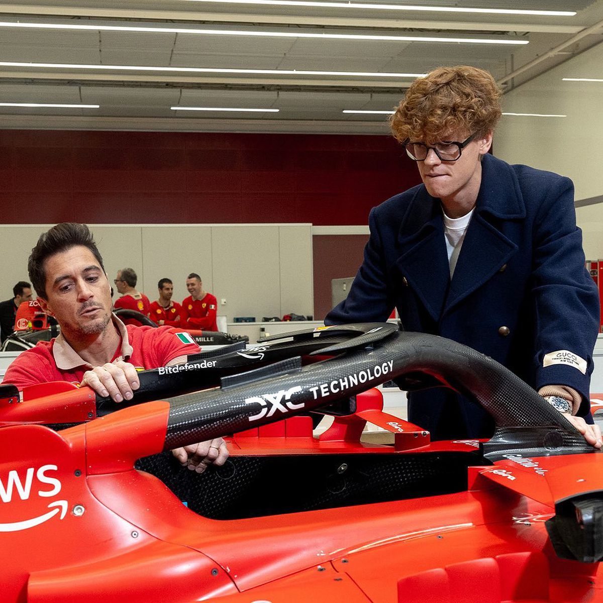 Jannik Sinner și-a îndeplinit un vis: a făcut câteva tururi la volanul unui Ferrari » „A fost ceva emoționant”