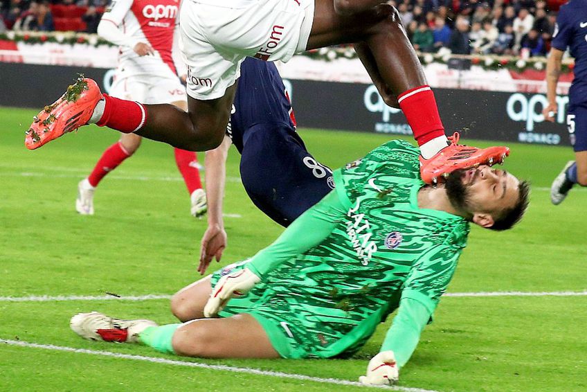 Gianluigi Donnarumma a fost lovit cu talpa în față! foto: Imago Images