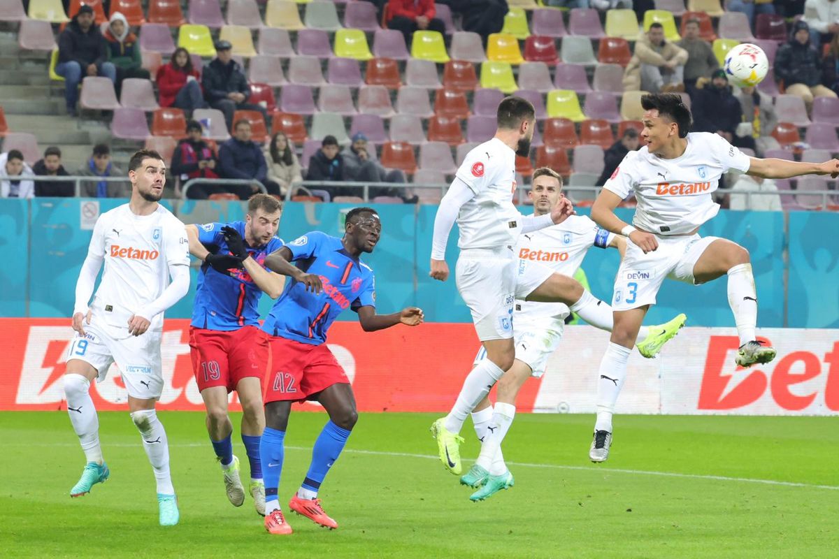 Universitatea Craiova șchiopătează, dar câștigă contra Gloriei Buzău » Oltenii le devansează pe Dinamo și FCSB și urcă pe locul 2