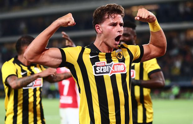 Veste nesperată pentru AEK Atena » S-a recuperat „miraculos” pentru meciul cu Universitatea Craiova