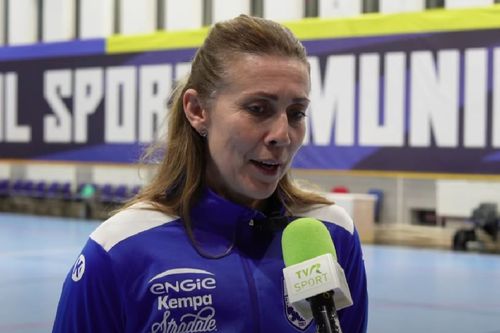 Bojana Popovic, primul interviu în calitate de antrenoare principală a lui CSM București/Foto: captură Facebook (CSM București)