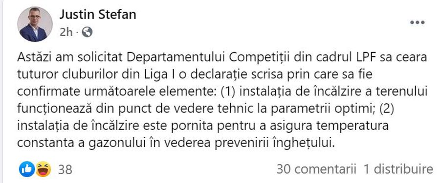 Frigul a dat peste cap fotbalul românesc: „Îți crapă plămânii! Oamenii care conduc Federația n-au nicio treabă”