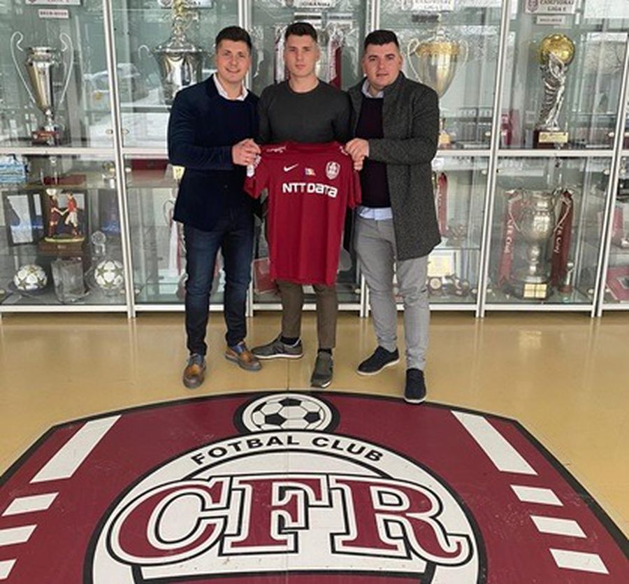 Robert Serediuc, prezentat la CFR Cluj Robert Serediuc, prezentat la CFR Cluj