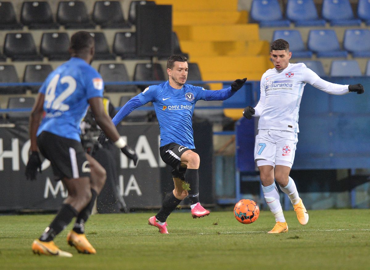 FOTO+VIDEO. Viitorul - FCSB 2-2 » Spectacol la Ovidiu! Rednic încurcă liderul. Cum arată clasamentul