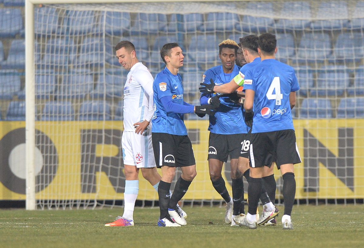 FOTO+VIDEO. Viitorul - FCSB 2-2 » Spectacol la Ovidiu! Rednic încurcă liderul. Cum arată clasamentul