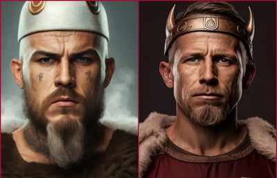 „Vikingii” Alibec și Compagno. Grozav, războinicul din viitor » 40 de portrete SF cu vedetele din Liga 1