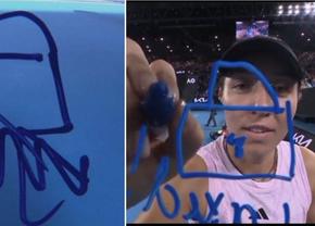 EPIC FAIL la Australian Open: „Tocmai a desenat un penis pe cameră!” » Semnificația semnelor devenite virale în Australia