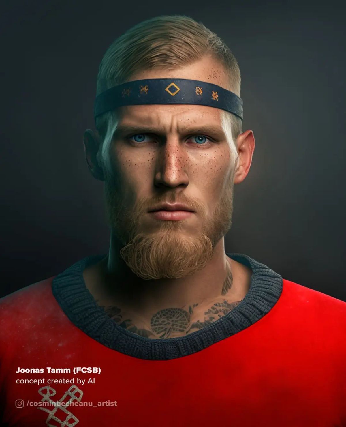 „Vikingii” Alibec și Compagno. Grozav, războinicul din viitor » 40 de portrete SF cu vedetele din Liga 1