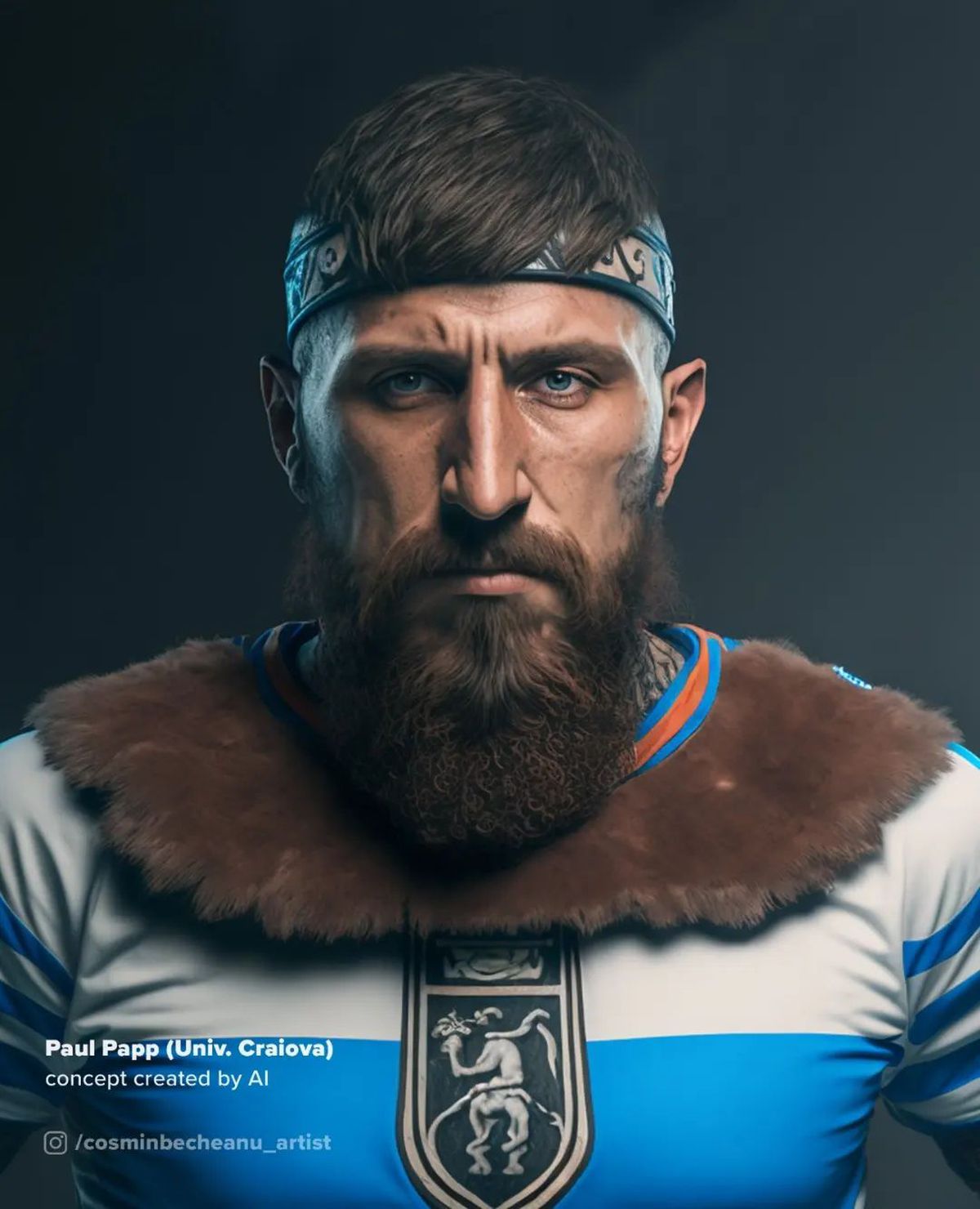 „Vikingii” Alibec și Compagno. Grozav, războinicul din viitor » 40 de portrete SF cu vedetele din Liga 1