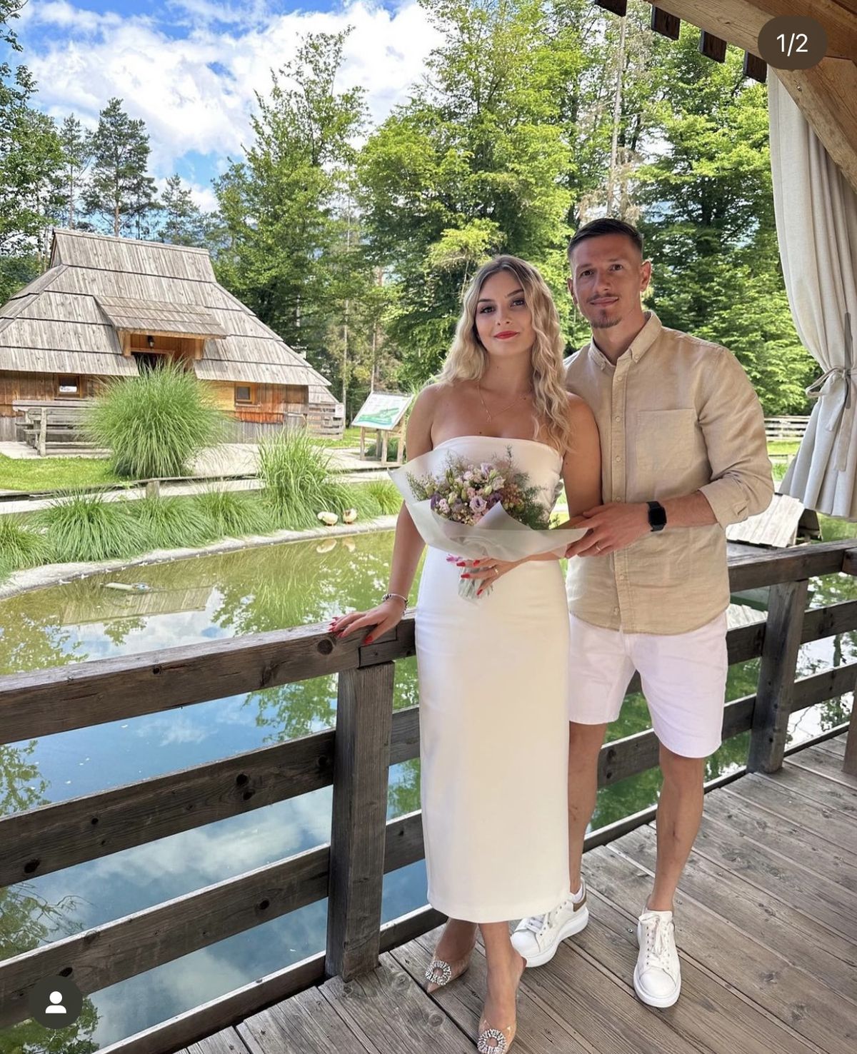 Pentru ea a marcat la debut » Ermal Krasniqi i-a dedicat soției primul gol la Rapid