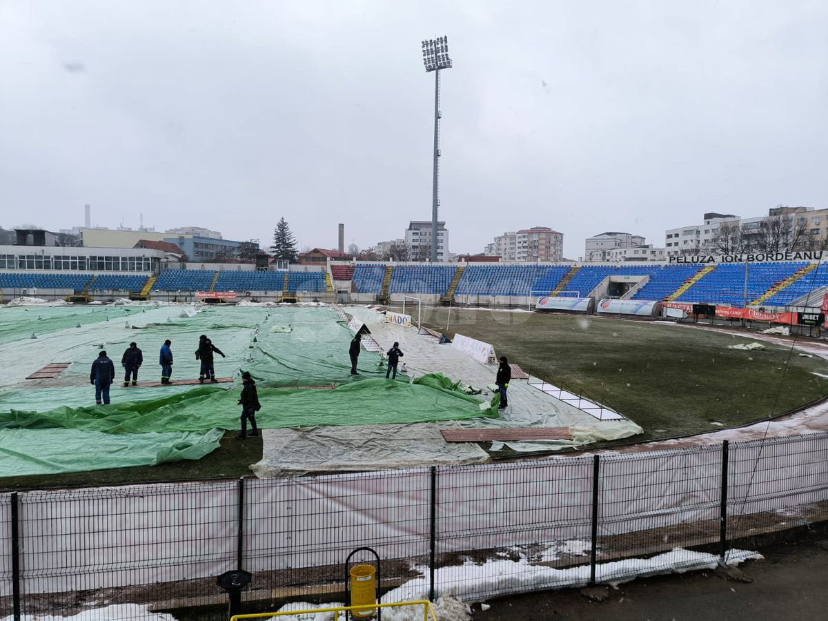 Vortexul polar ajunge în România » Decizie de ultim moment la Botoșani, înainte de meciul cu CFR Cluj