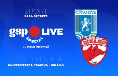 Universitatea Craiova - Dinamo » E derby și în studio! Analizăm meciul cu Florin Matache și Pavel Badea la GSP Live Special