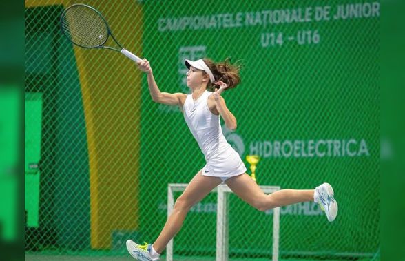 La doar 14 ani, Maria Pop a cucerit titlul național U16 indoor la tenis de câmp, fără să cedeze niciun set