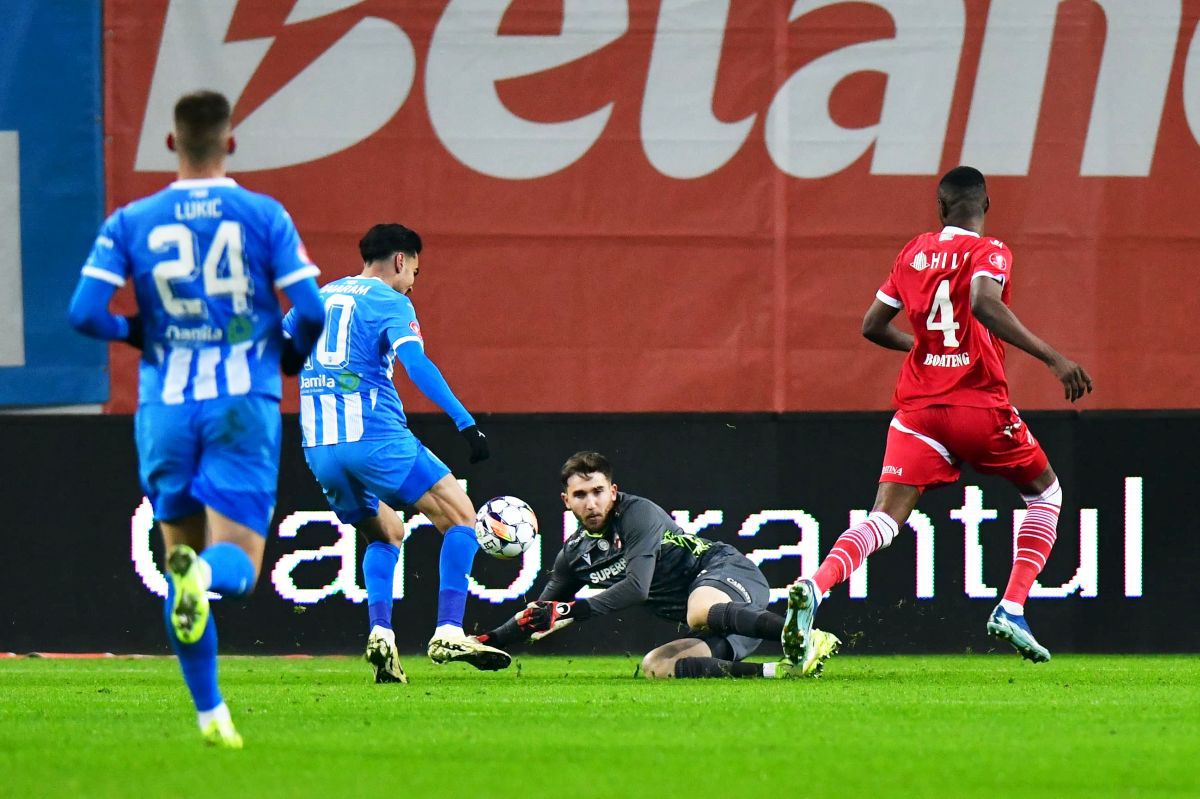 Universitatea Craiova - Dinamo 1-1 » Bănia versus Roșca! „Câinii” obțin un punct prețios grație paradelor miraculoase ale portarului de 21 de ani