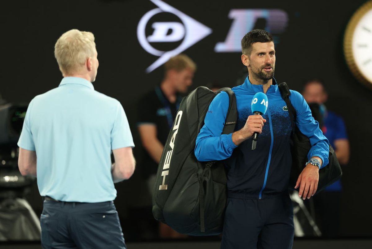 Fostul antrenor al Simonei Halep i-a luat apărarea lui Novak Djokovic, după ce acesta a refuzat interviul de pe teren: „Are mult sens ce a făcut”