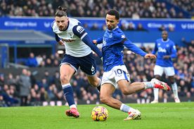 Everton - Tottenham 3-2 » Încă o prestație penibilă pentru Radu Drăgușin și coechipierii lui. Cât mai rezistă Ange Postecoglou?