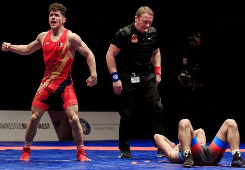 Denis Mihai și descătușarea după victoria din finala U23 de la București