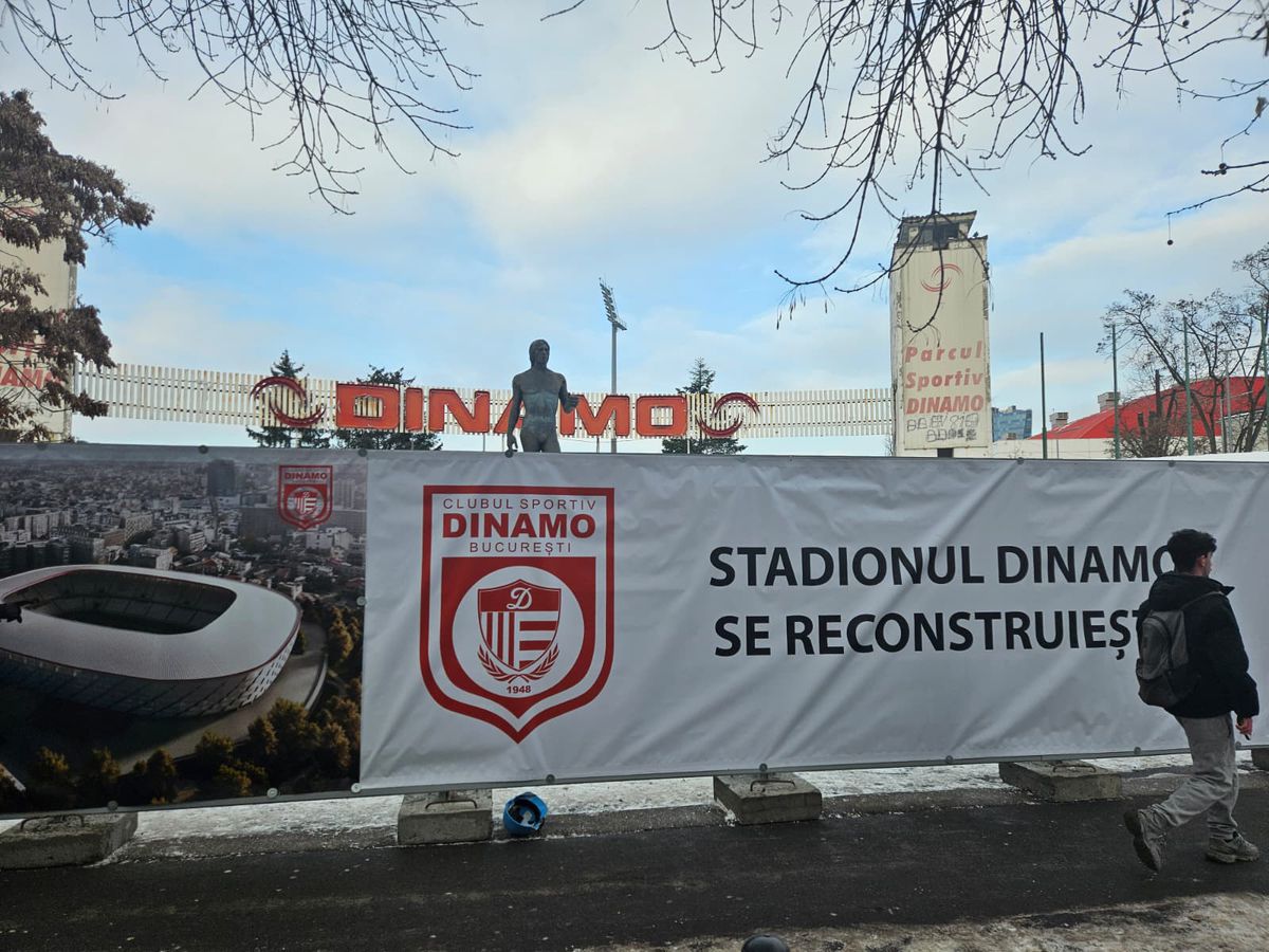 Au început lucrările în „Ștefan cel Mare” » Dinamo va avea stadion nou: „Ziua cea mare a sosit!”