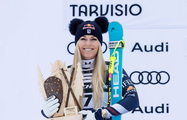 Lindsey Vonn, de neoprit la 41 de ani: un nou podium în Cupa Mondială