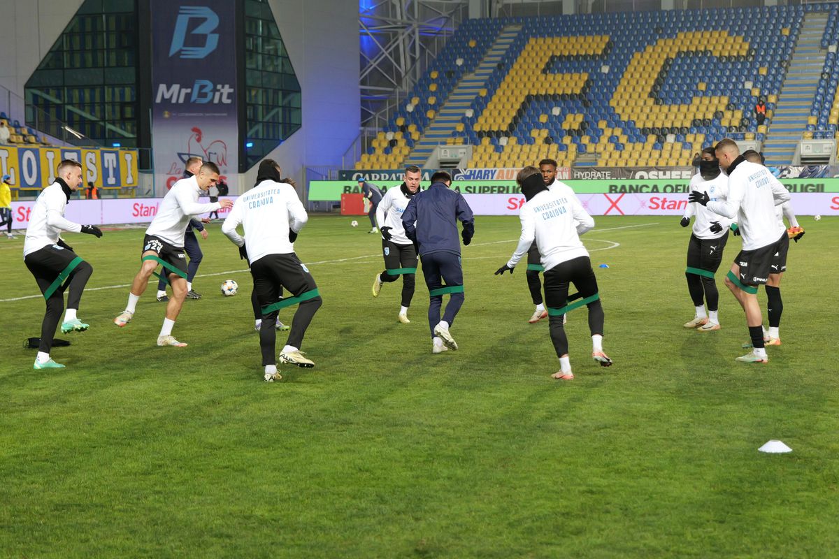Petrolul - Universitatea Craiova, imagini înaintea partidei de la Ploiești