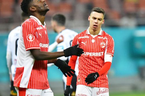 Gnahore și Cîrjan, în Dinamo - U Cluj // FOTO: Cristi Preda (GSP.ro)