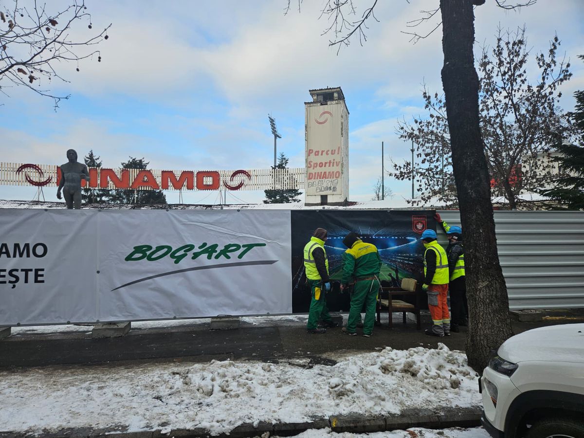 Au început lucrările în „Ștefan cel Mare” » Dinamo va avea stadion nou: „Ziua cea mare a sosit!”