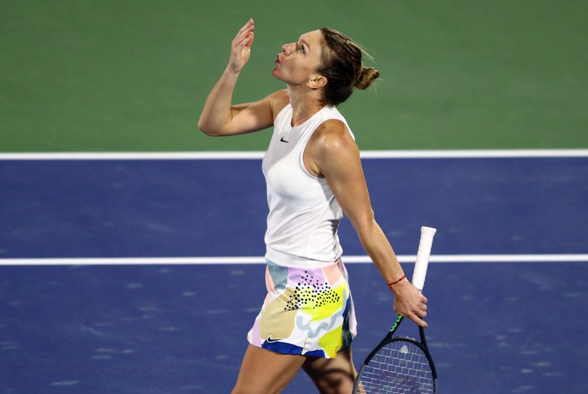 SIMONA HALEP - ONS JABEUR // FOTO + VIDEO Victorie dramatică pentru Simona Halep la Dubai! A salvat o minge de meci și merge mai departe » Cu cine va juca în sferturi