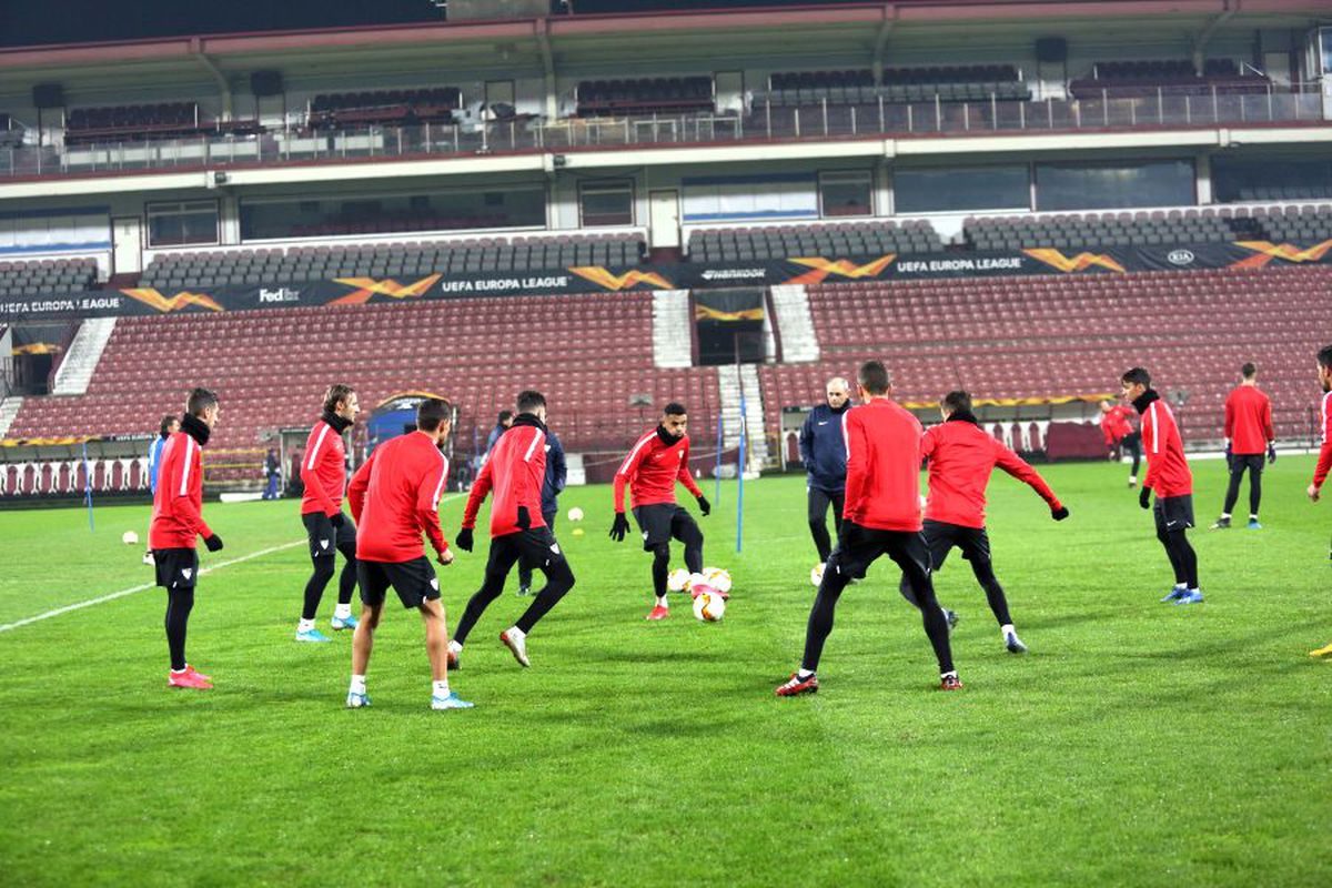 CFR CLUJ - FC SEVILLA // Antrenamentul oficial al andaluzilor