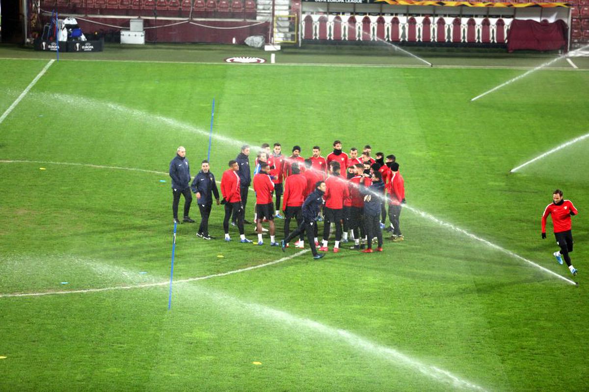 CFR CLUJ - FC SEVILLA // Antrenamentul oficial al andaluzilor