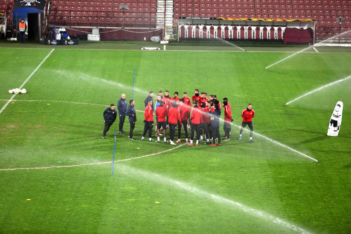 CFR CLUJ - FC SEVILLA // Antrenamentul oficial al andaluzilor