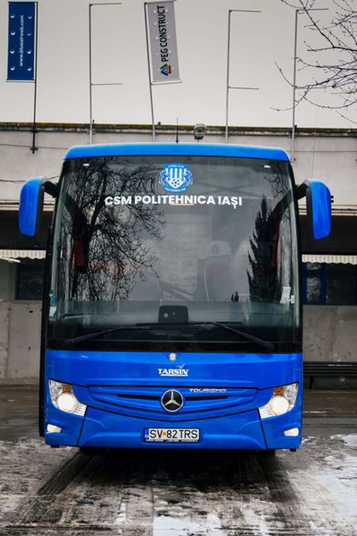 Autocar Poli Iași / FOTO: Facebook @CSMPolitehnicaIasiOficial