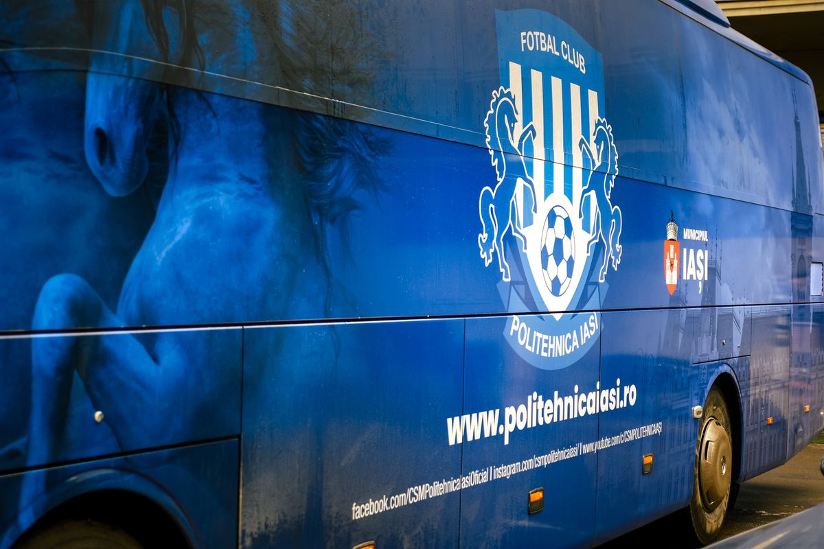 Autocar Poli Iași / FOTO: Facebook @CSMPolitehnicaIasiOficial
