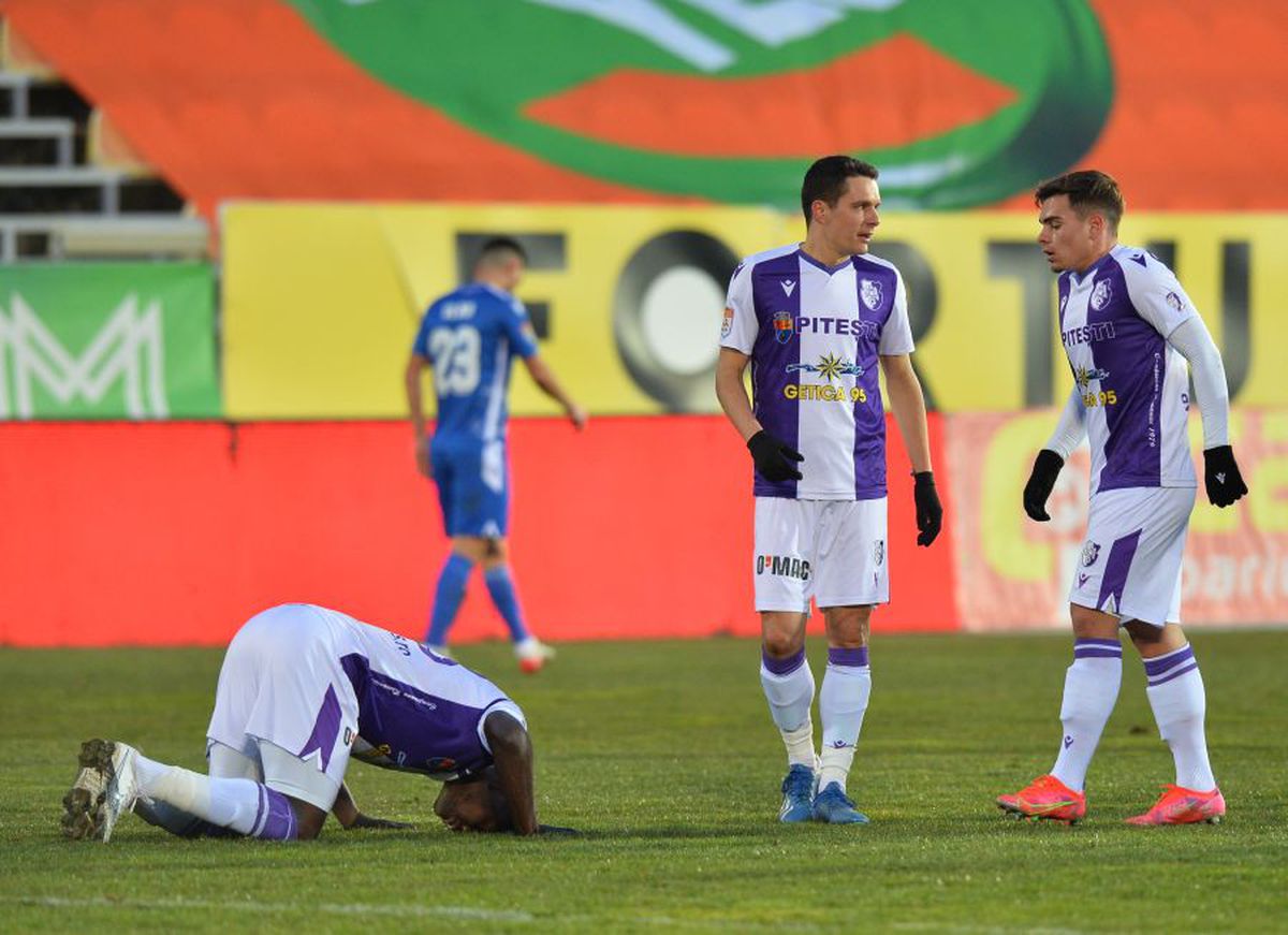 VIDEO Ca Dobrin și Mutu » FC Argeș egalează un record istoric, după 1-0 cu Voluntari! Cum arată clasamentul