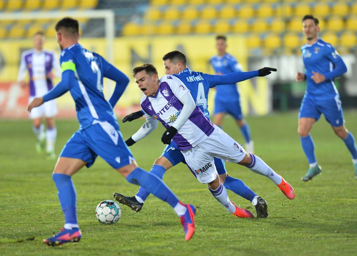VIDEO Ca Dobrin și Mutu » FC Argeș egalează un record istoric, după 1-0 cu Voluntari! Cum arată clasamentul
