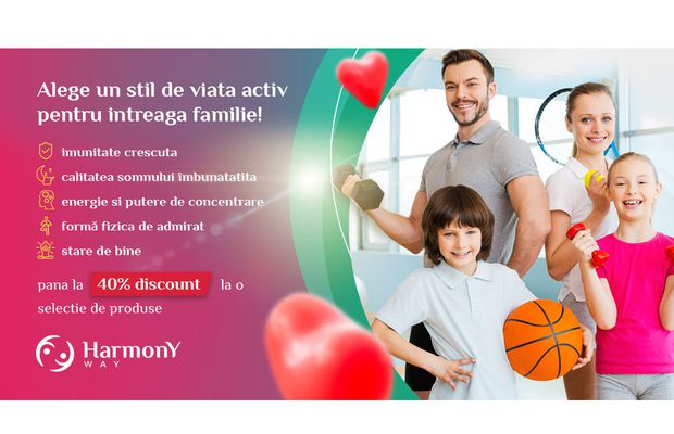 HarmonY way ne inspiră în a alege un stil de viață activ pentru noi si cei dragi!