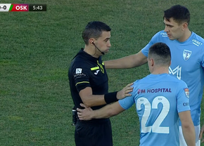Hațegan, lovit de un jucător în FC Voluntari - Sepsi » Ce s-a întâmplat