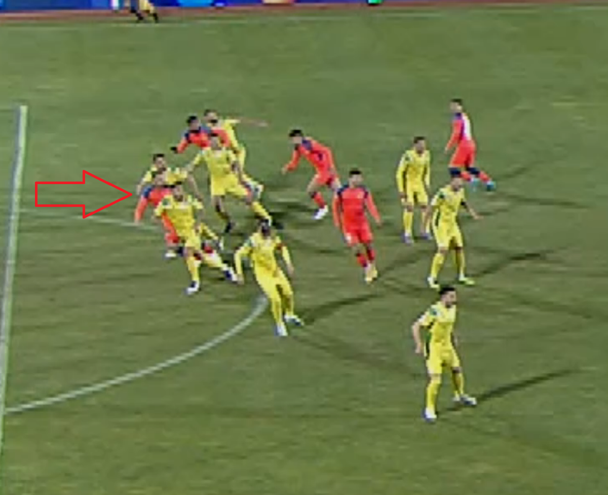 Gol controversat în CS Mioveni - FCSB » Cum a marcat Edjouma