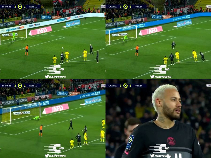 Penalty-ul executat de Neymar Surpriză uriașă » PSG a fost învinsă de Nantes! Penalty ridicol al lui Neymar: „Cel mai slab din carieră?”