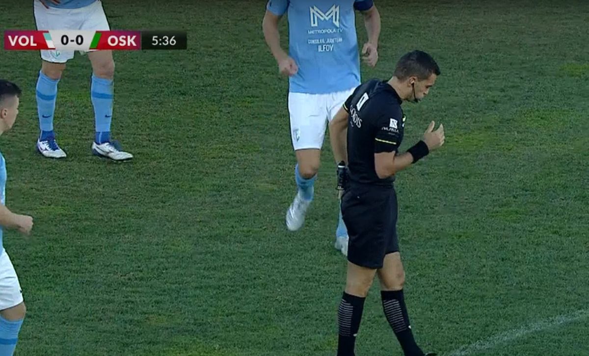 Hațegan, lovit de un jucător în FC Voluntari - Sepsi » Ce s-a întâmplat