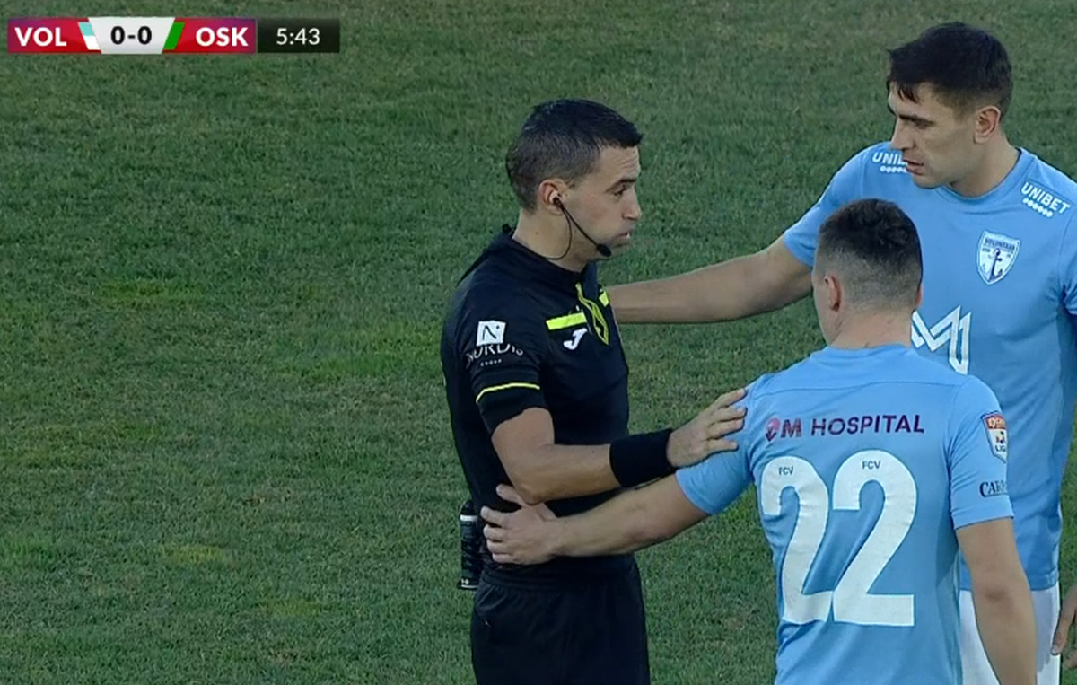 Hațegan, lovit de un jucător în FC Voluntari - Sepsi » Ce s-a întâmplat