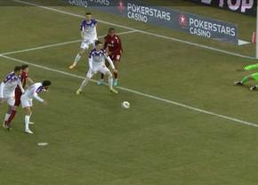 Ciprian Deac, gol straniu în al doilea minut din CFR Cluj - FC Argeș » Bâlbâieli în lanț ale apărătorilor