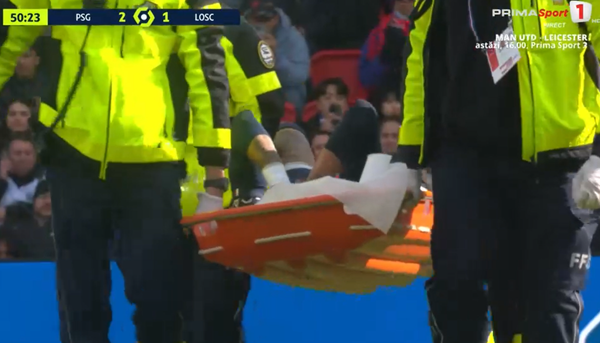 Neymar, accidentare cu Lille