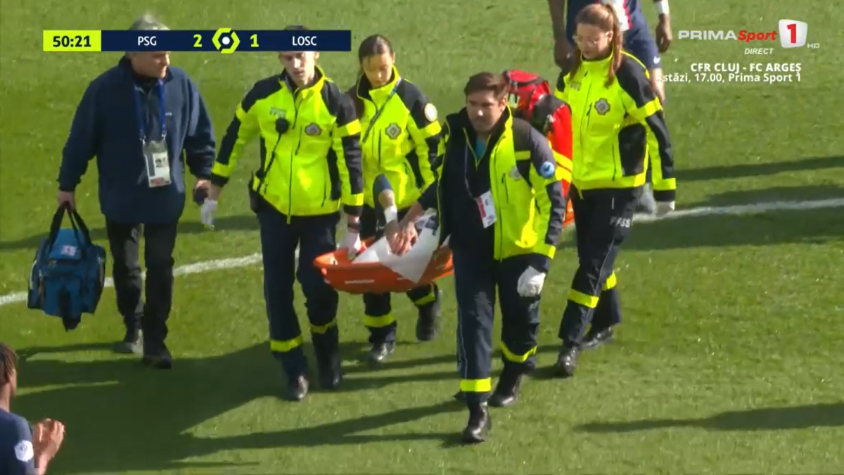 Neymar, accidentare cu Lille