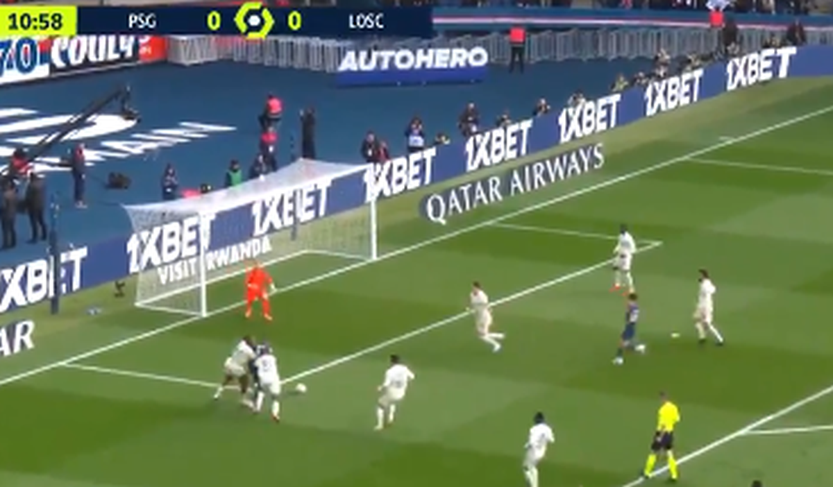 Mbappe, gol superb cu Lille