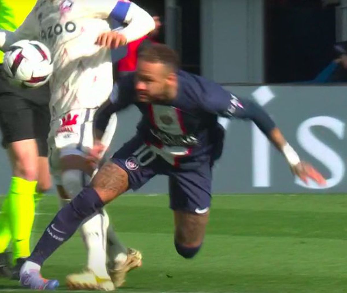 Neymar, accidentare cu Lille