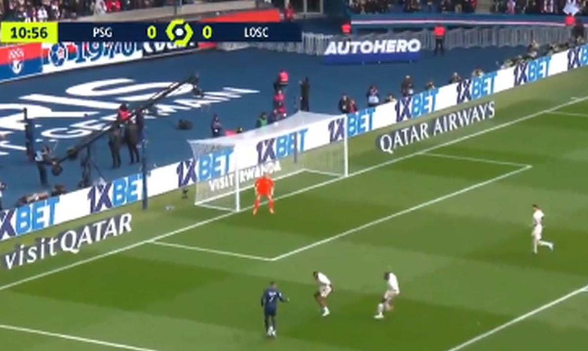 Mbappe, gol superb cu Lille