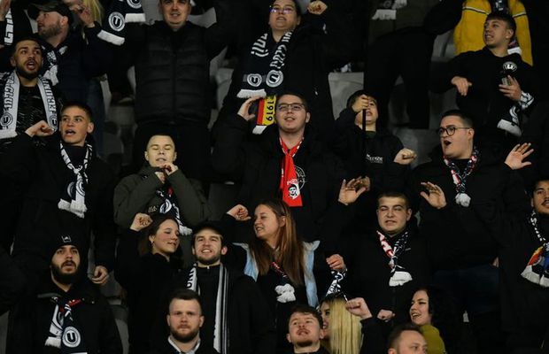 Atmosferă superbă la U Cluj - FCSB » Număr impresionant de roș-albaștri „infiltrați” printre ardeleni