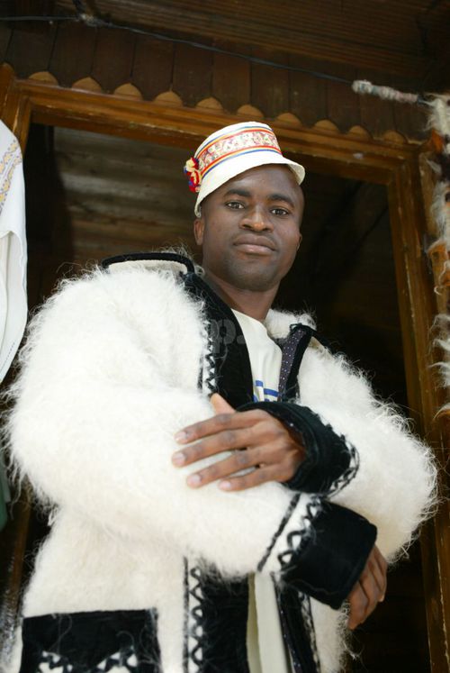 Samuel Okunowo la Muzeul Satului în 2003